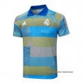 Camiseta Polo del Real Madrid 2025-2026 Azul Verde