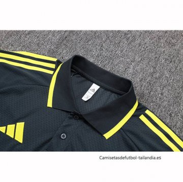 Camiseta Polo del Real Madrid 2025-2026 Gris Oscuro