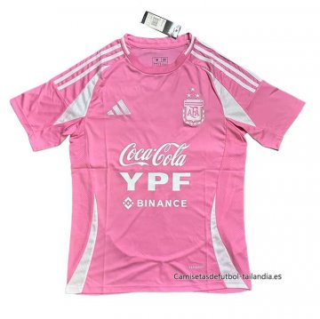Camiseta Pre Partido del Argentina 2025 Rosa Camiseta Pre Partido del Argentina 2025 Rosa