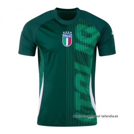 Camiseta Pre Partido del Italia 2024 Verde - Haga un click en la imagen para cerrar