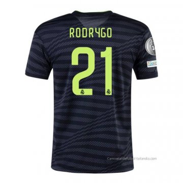 3ª Camiseta Real Madrid Jugador Rodrygo 2022-2023