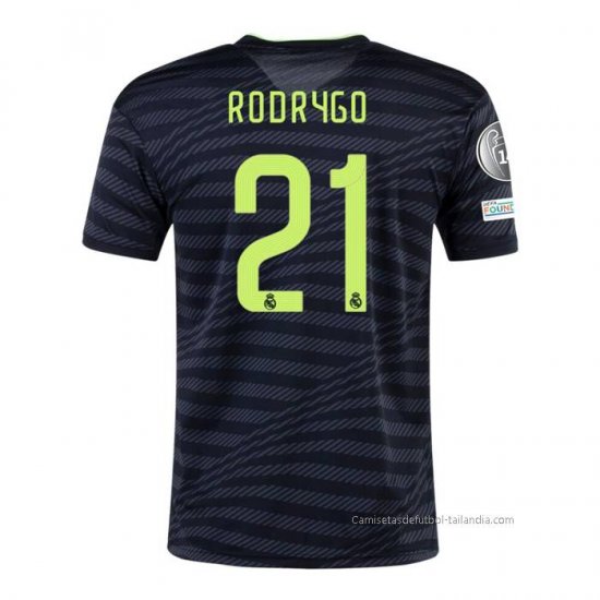 3ª Camiseta Real Madrid Jugador Rodrygo 2022-2023 - Haga un click en la imagen para cerrar