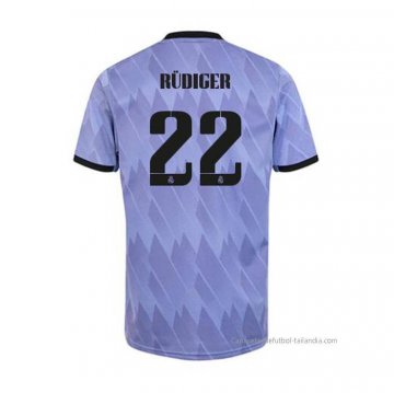 2ª Camiseta Real Madrid Jugador Rudiger 2022-2023