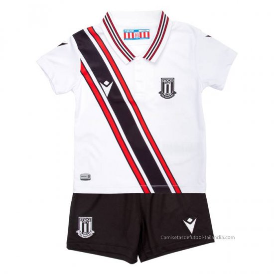 2ª Camiseta Stoke City Nino 2022-2023 Blanco - Haga un click en la imagen para cerrar