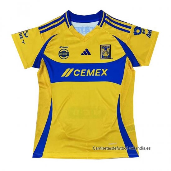 1ª Camiseta Tigres UANL Mujer 2024-2025 - Haga un click en la imagen para cerrar