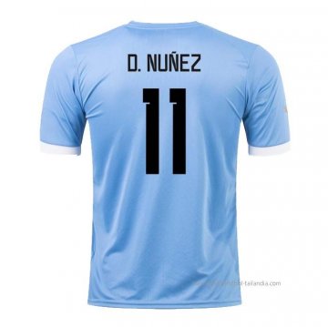 1ª Camiseta Uruguay Jugador D.Nunez 2022 1ª Camiseta Uruguay Jugador D.Nunez 2022