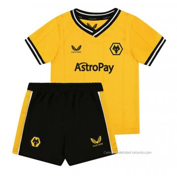 1ª Camiseta Wolves Nino 2023-2024 1ª Camiseta Wolves Nino 2023-2024