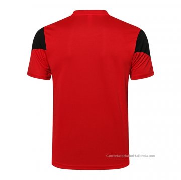 Camiseta de Entrenamiento AC Milan 2021-2022 Rojo