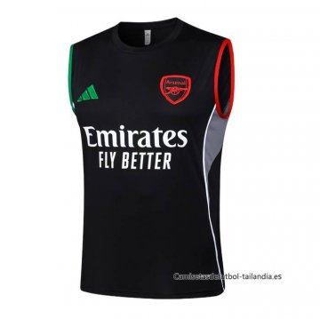 Camiseta de Entrenamiento Arsenal Sin Mangas 2025-2026 Negro Camiseta de Entrenamiento Arsenal Sin Mangas 2025-2026 Negro