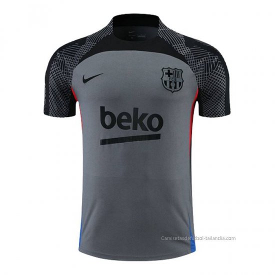 Camiseta de Entrenamiento Barcelona 2022-2023 Gris - Haga un click en la imagen para cerrar
