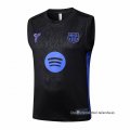 Camiseta de Entrenamiento Barcelona Sin Mangas 2025-2026 Negro Azul