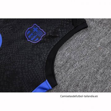 Camiseta de Entrenamiento Barcelona Sin Mangas 2025-2026 Negro Azul