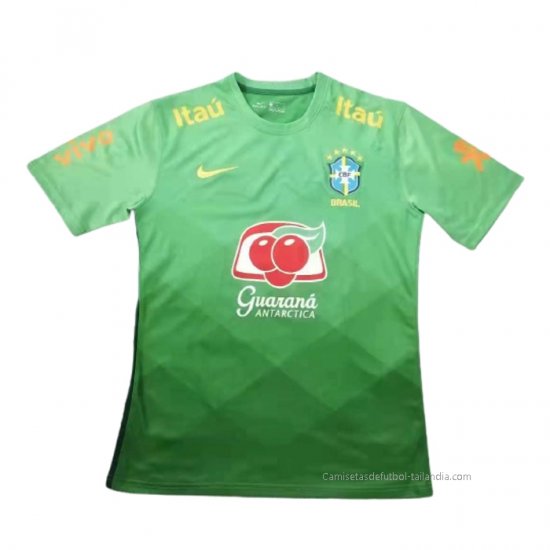 Camiseta de Entrenamiento Brasil 2021 Verde - Haga un click en la imagen para cerrar