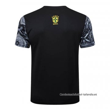 Camiseta de Entrenamiento Brasil Jesus 2024-2025 Negro