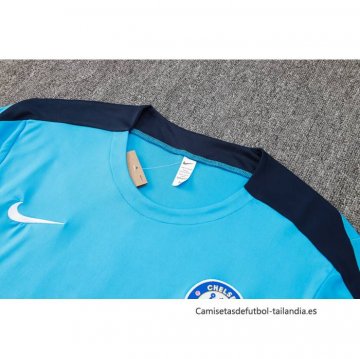 Camiseta de Entrenamiento Chelsea 2024-2025 Azul