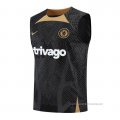 Camiseta de Entrenamiento Chelsea Sin Mangas 2022-2023 Negro