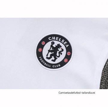 Camiseta de Entrenamiento Chelsea Sin Mangas 2025-2026 Blanco