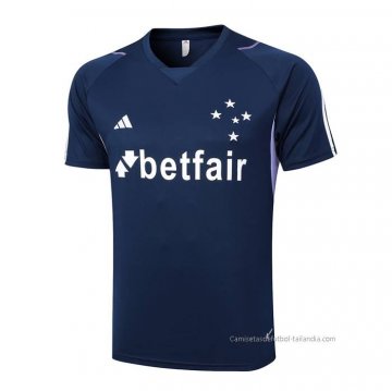 Camiseta de Entrenamiento Cruzeiro 2023-2024 Azul Camiseta de Entrenamiento Cruzeiro 2023-2024 Azul