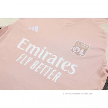Camiseta de Entrenamiento Lyon 2023-2024 Rosa