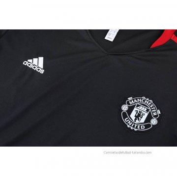 Camiseta de Entrenamiento Manchester United 2023-2024 Negro