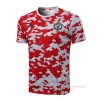 Camiseta de Entrenamiento Manchester United 2021-2022 Rojo y Blanco Camiseta de Entrenamiento Manchester United 2021-2022 Rojo y Blanco