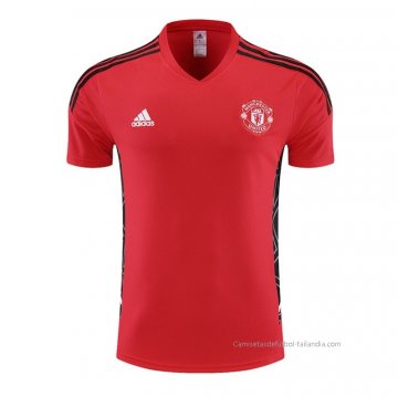 Camiseta de Entrenamiento Manchester United 2022-2023 Rojo Camiseta de Entrenamiento Manchester United 2022-2023 Rojo