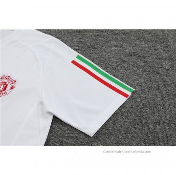 Camiseta de Entrenamiento Manchester United 2023-2024 Blanco