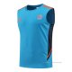 Camiseta de Entrenamiento Manchester United Sin Mangas 2022-2023 Azul