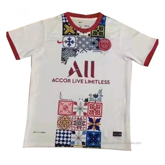 Camiseta de Entrenamiento Paris Saint-Germain 2022 Blanco - Haga un click en la imagen para cerrar