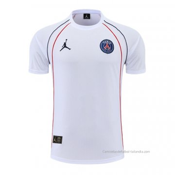 Camiseta de Entrenamiento Paris Saint-Germain Jordan 2022-2023 Blanco Camiseta de Entrenamiento Paris Saint-Germain Jordan 2022-2023 Blanco