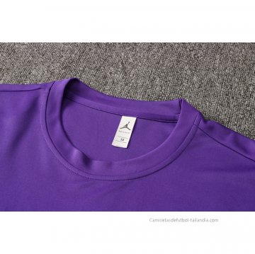 Camiseta de Entrenamiento Paris Saint-Germain Jordan 2021-2022 Purpura