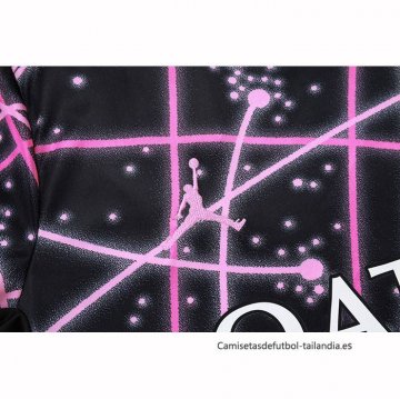 Camiseta de Entrenamiento Paris Saint-Germain Jordan 2025-2026 Negro Rosa