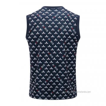 Camiseta de Entrenamiento Paris Saint-Germain Jordan Sin Mangas 2022-2023 Azul