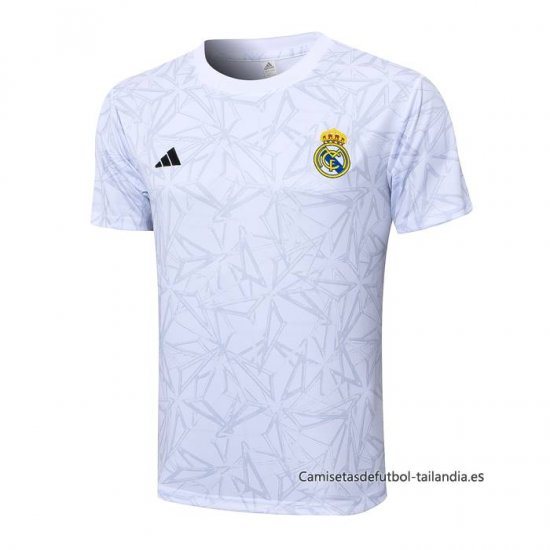 Camiseta de Entrenamiento Real Madrid 2024-2025 Blanco - Haga un click en la imagen para cerrar