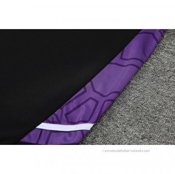 Camiseta de Entrenamiento Real Madrid 2022-2023 Negro y Purpura