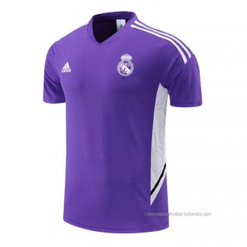 Camiseta de Entrenamiento Real Madrid 2022-2023 Purpura Camiseta de Entrenamiento Real Madrid 2022-2023 Purpura