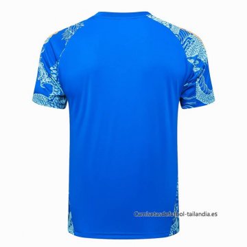 Camiseta de Entrenamiento Real Madrid Dragon 2024-2025 Azul