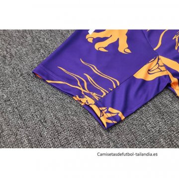 Camiseta de Entrenamiento Real Madrid Dragon 2024-2025 Purpura