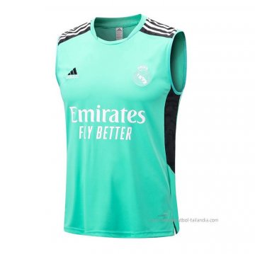 Camiseta de Entrenamiento Real Madrid Sin Mangas 2022-2023 Verde Camiseta de Entrenamiento Real Madrid Sin Mangas 2022-2023 Verde