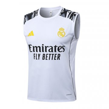 Camiseta de Entrenamiento Real Madrid Sin Mangas 2025-2026 Blanco