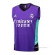 Camiseta de Entrenamiento Real Madrid Sin Mangas 2023-2024 Purpura
