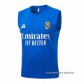 Camiseta de Entrenamiento Real Madrid Sin Mangas 2025-2026 Azul Blanco