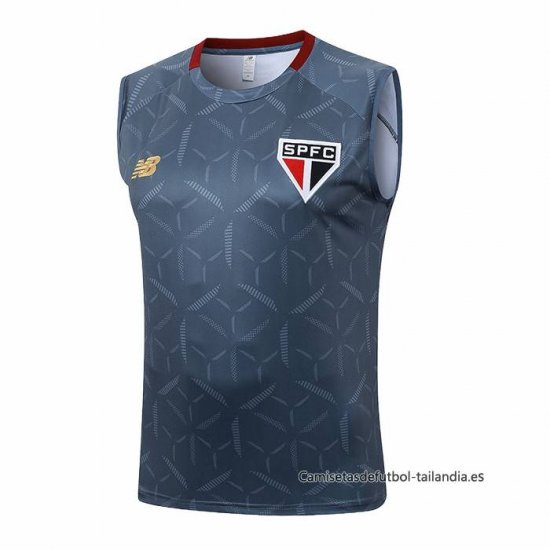 Camiseta de Entrenamiento Sao Paulo Sin Mangas 2025-2026 Gris - Haga un click en la imagen para cerrar