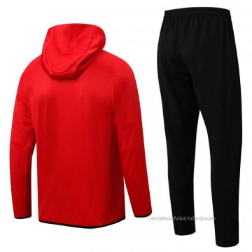 Chandal con Capucha del Atletico Madrid 2022-2023 Rojo