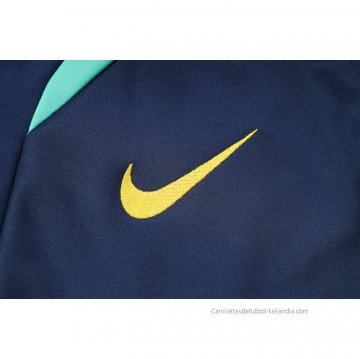 Chandal con Capucha del Brasil 2022-2023 Azul