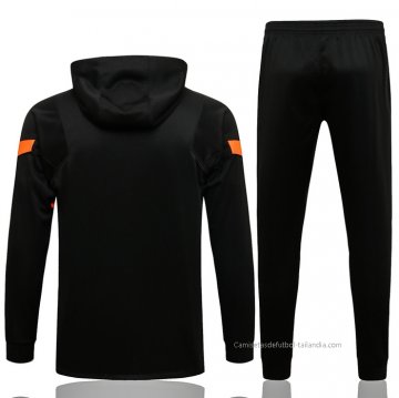 Chandal con Capucha del Chelsea 2021-2022 Negro