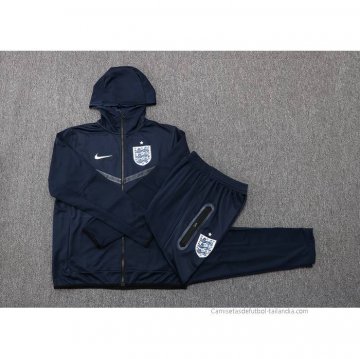 Chandal con Capucha del Inglaterra 2022-2023 Azul