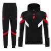 Chandal con Capucha del Manchester United 2024 Negro Chandal con Capucha del Manchester United 2024 Negro
