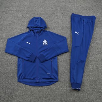 Chandal con Capucha del Olympique Marsella 2021-2022 Azul