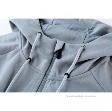 Chandal con Capucha del Paris Saint-Germain 2021-2022 Gris